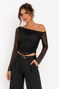 Blusa de malla
