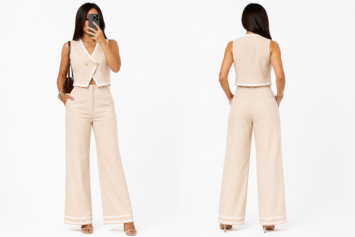 Conjunto de chaleco y pantalón