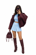 Chaqueta Bomber Gamuza