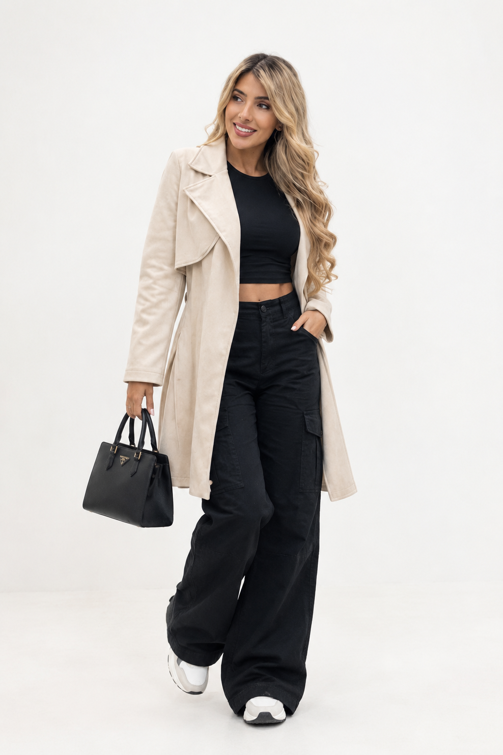 Gabán Trench Gamuza Medium