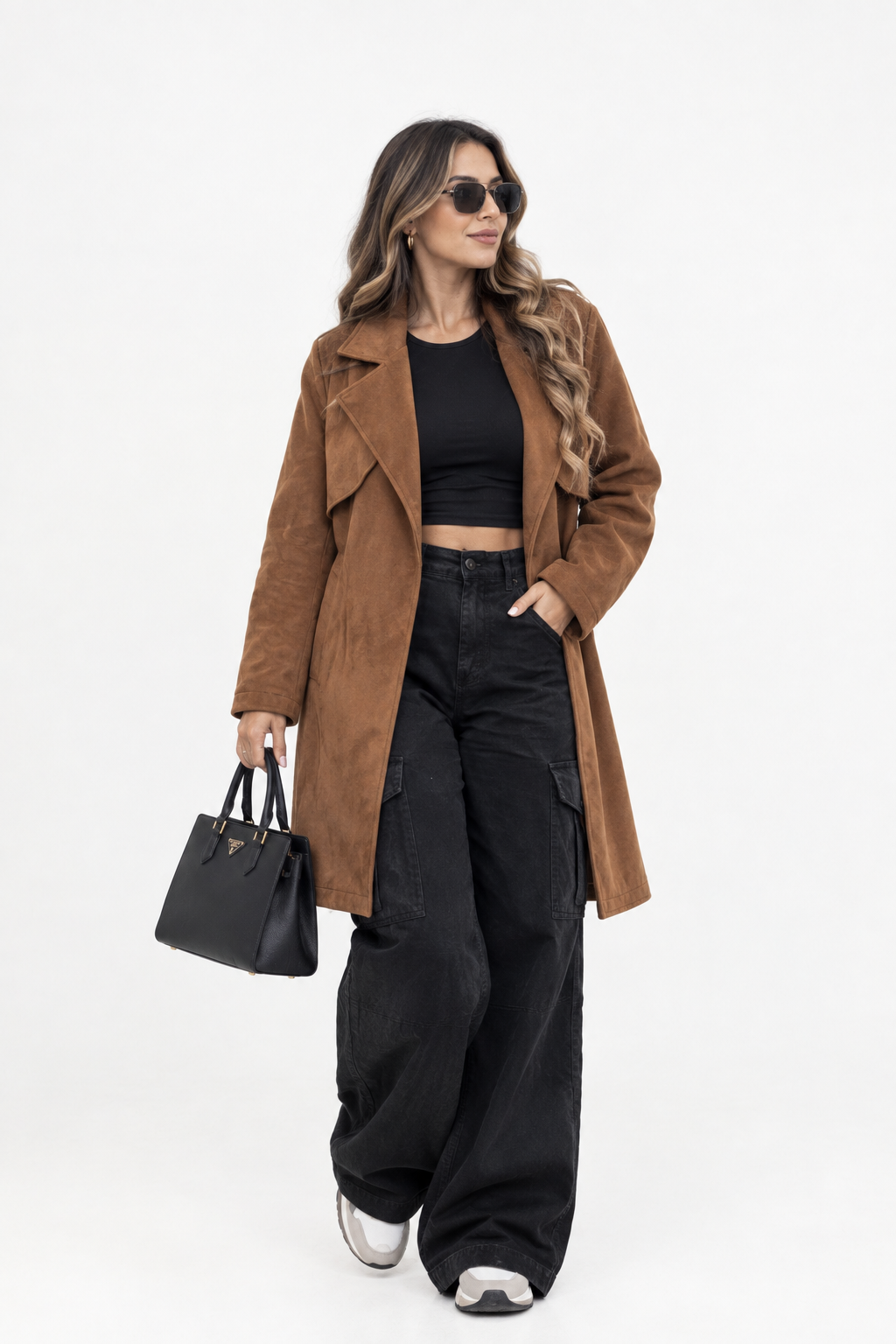 Gabán Trench Gamuza Medium