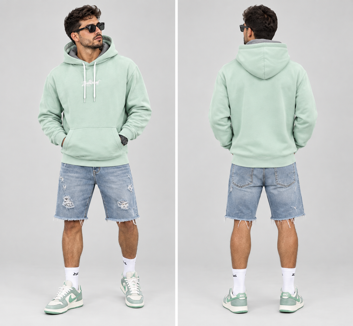 Buzo Hoodie Oversize Bordado