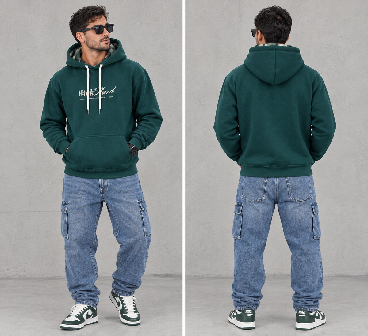 Buzo Hoodie Oversize Bordado