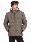 Chaqueta Acolchada Térmica Con Capucha