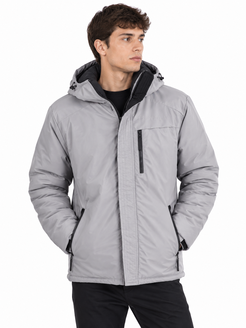 Parka Térmica Impermeable Con Capucha