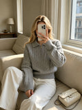 Suéter Knit Cozy Gris