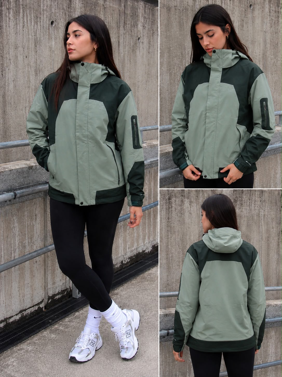Chaqueta rompe vientos